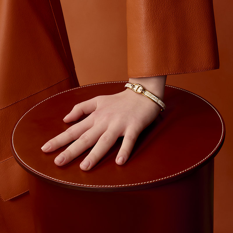 【未使用品】HERMES | Sellier Looping Bracelet Silver Boucle Sellier Bracelet | Authentique & Vintage | ReSee